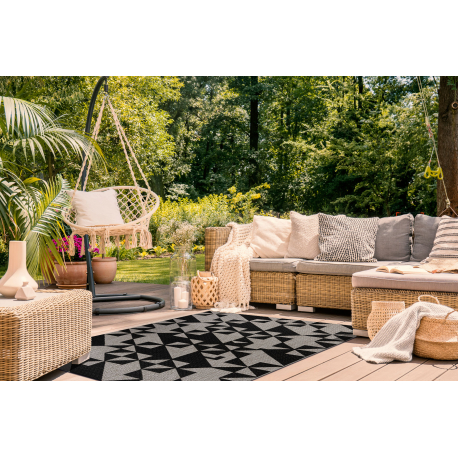 Vaip SIZAL FLOORLUX 20489 TRIANGLES hõbe / must - Image 7