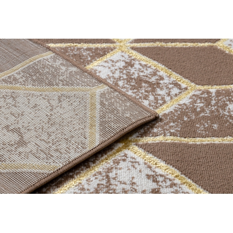 Vaip MEFE B400 3D Kuubid, geomeetriline, tumebeež, kahetasandiline fliis - Image 8