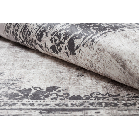 Vaip ANDRE 1187 must / valge, libisemiskindel, pestav - Image 11