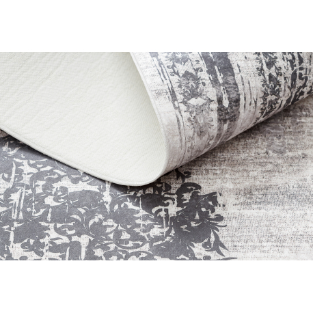 Vaip ANDRE 1187 must / valge, libisemiskindel, pestav - Image 10