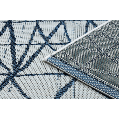 Vaip COLOR 47278306 SISAL Jooned, kolmnurgad, beež / sinine - Image 8