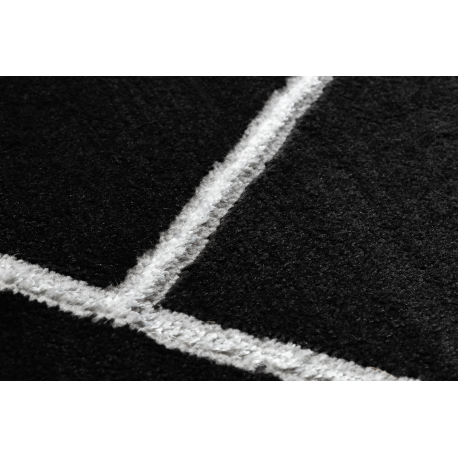 Vaip EMERALD 7543 Geomeetriline, must / hõbe - Image 12