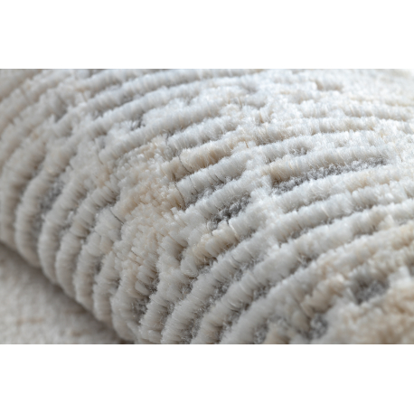 Vaip TULS 51231 elevandiluuvalge / hall, narmastega - Image 5