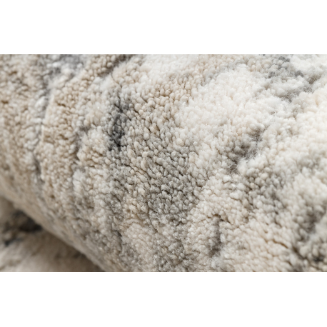 Vaip TULS 51328 Abstraktne, elevandiluuvalge / hall, narmastega - Image 5