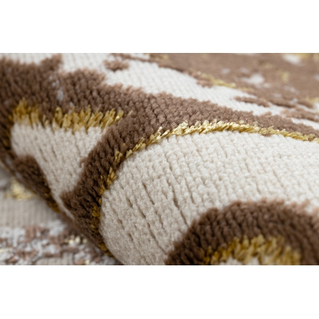 Vaip MEFE 8724, kaks kihti fliisi, beež/kuldne - Image 5