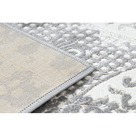 Vaip CORE W3824 kreemjas / hall, kahetasandiline fliis - Image 3