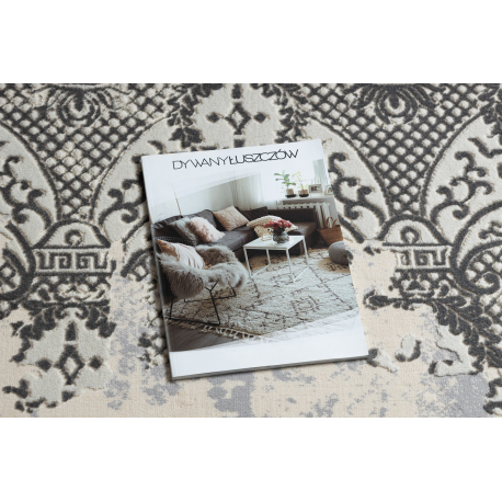 Vaip CORE W3824 kreemjas / hall, kahetasandiline fliis - Image 2