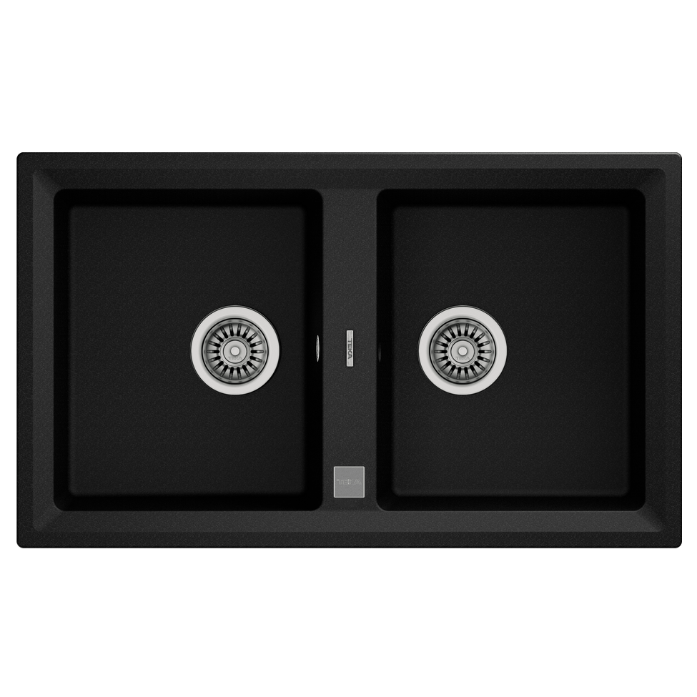 Valamu Teka Stone 90B TG must graniit