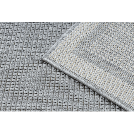 Carpet, runner TIMO 5979 SISAL outdoor frame light grey - Image 3
