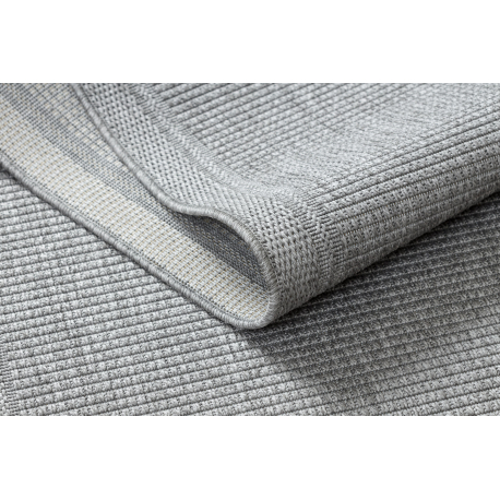 Carpet, runner TIMO 5979 SISAL outdoor frame light grey - Image 4