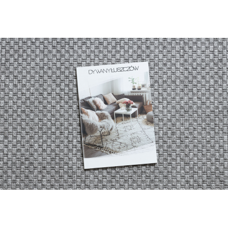 Carpet, runner TIMO 6272 SISAL outdoor light grey - Image 2