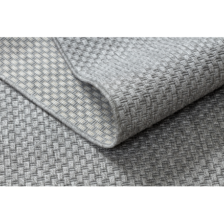 Carpet, runner TIMO 6272 SISAL outdoor light grey - Image 4