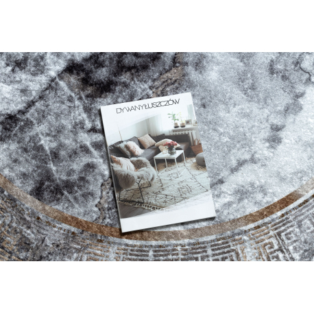 Vaip MIRO 51199.805 Marmor, hall / kuldne, libisemiskindel, pestav, ring - Image 2