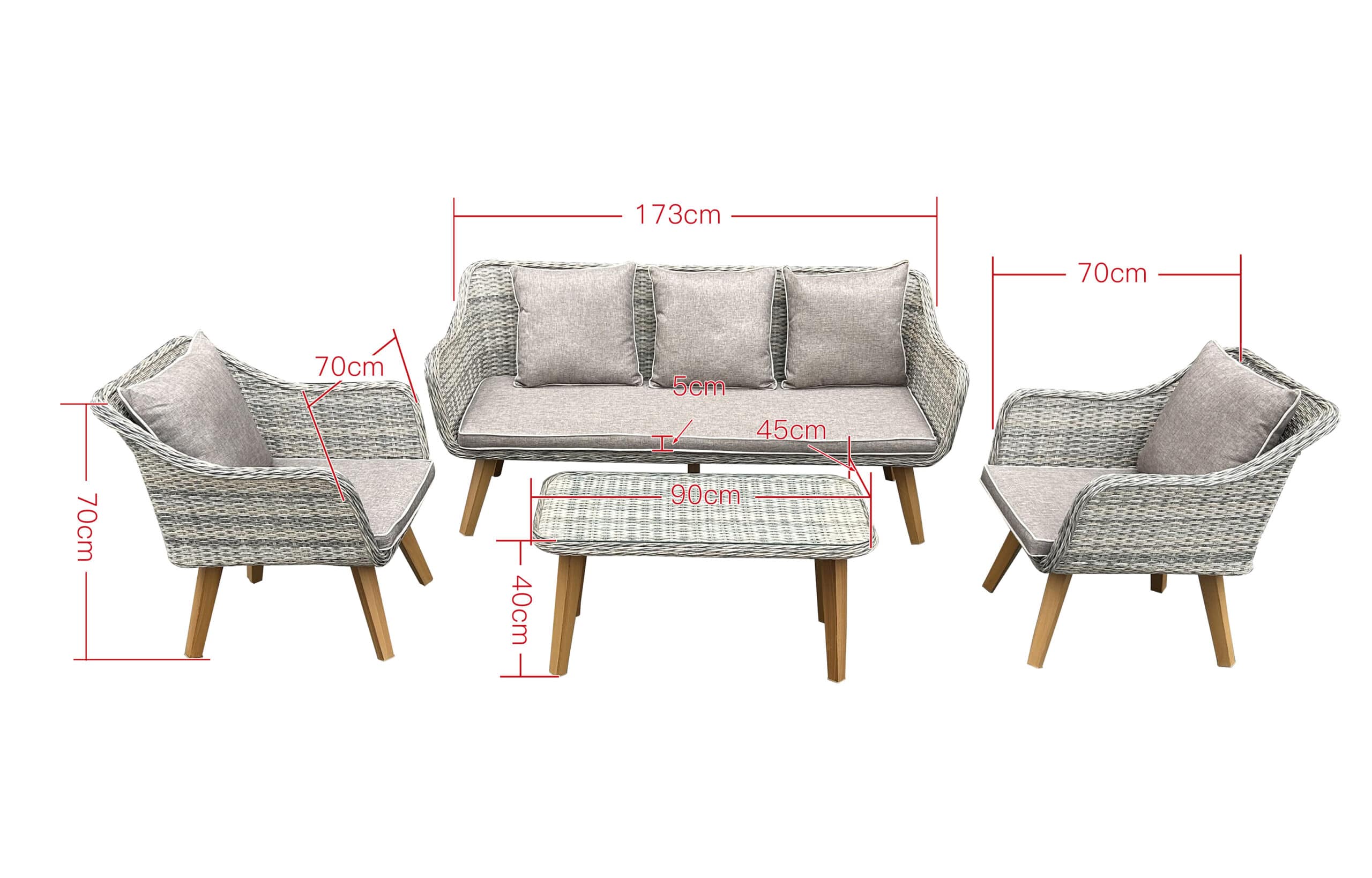 Aiamööbli komplekt LARGO GRANDE - Image 2