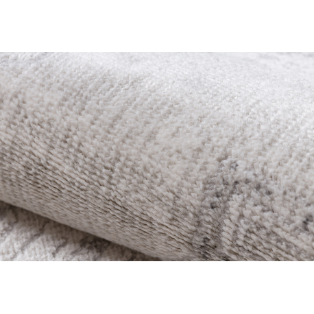 Vaip DISTIN 0107B hall / helehall / valge, narmastega - Image 5