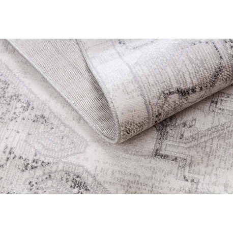 Vaip DISTIN 0107B hall / helehall / valge, narmastega - Image 4