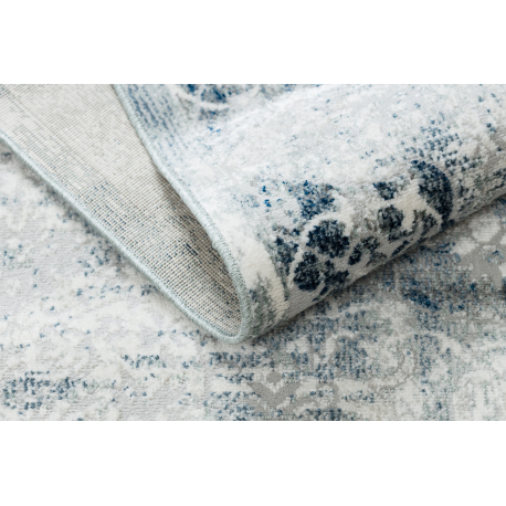 Vaip DISTIN 0820A sinine / valge, narmastega - Image 5