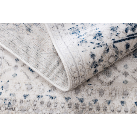 Vaip DISTIN 0833A sinine / valge, narmastega - Image 5