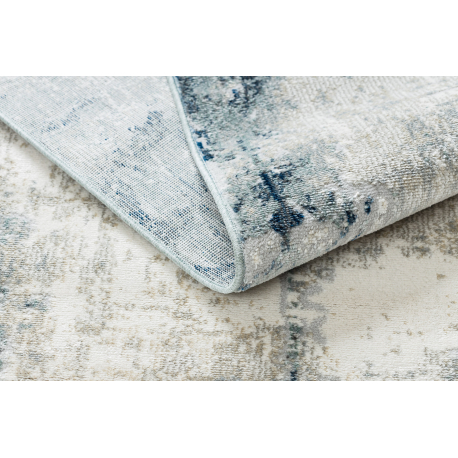 Vaip DISTIN 0845A Abstraktne, valge / sinine, narmastega - Image 5
