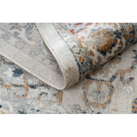 Vaip DISTIN 0834A sinine / kollane / terrakotapunane, narmastega - Image 5