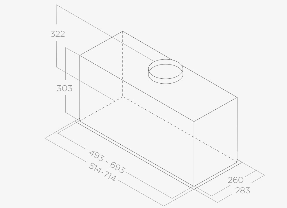 Integreeritav õhupuhasti ELICA ENTER IX/A/52 - Image 2